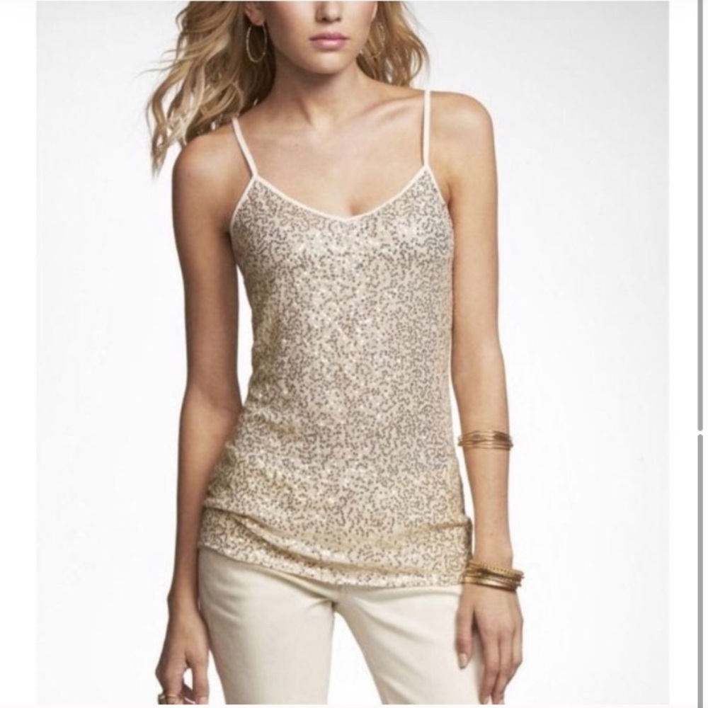 sequin tank top